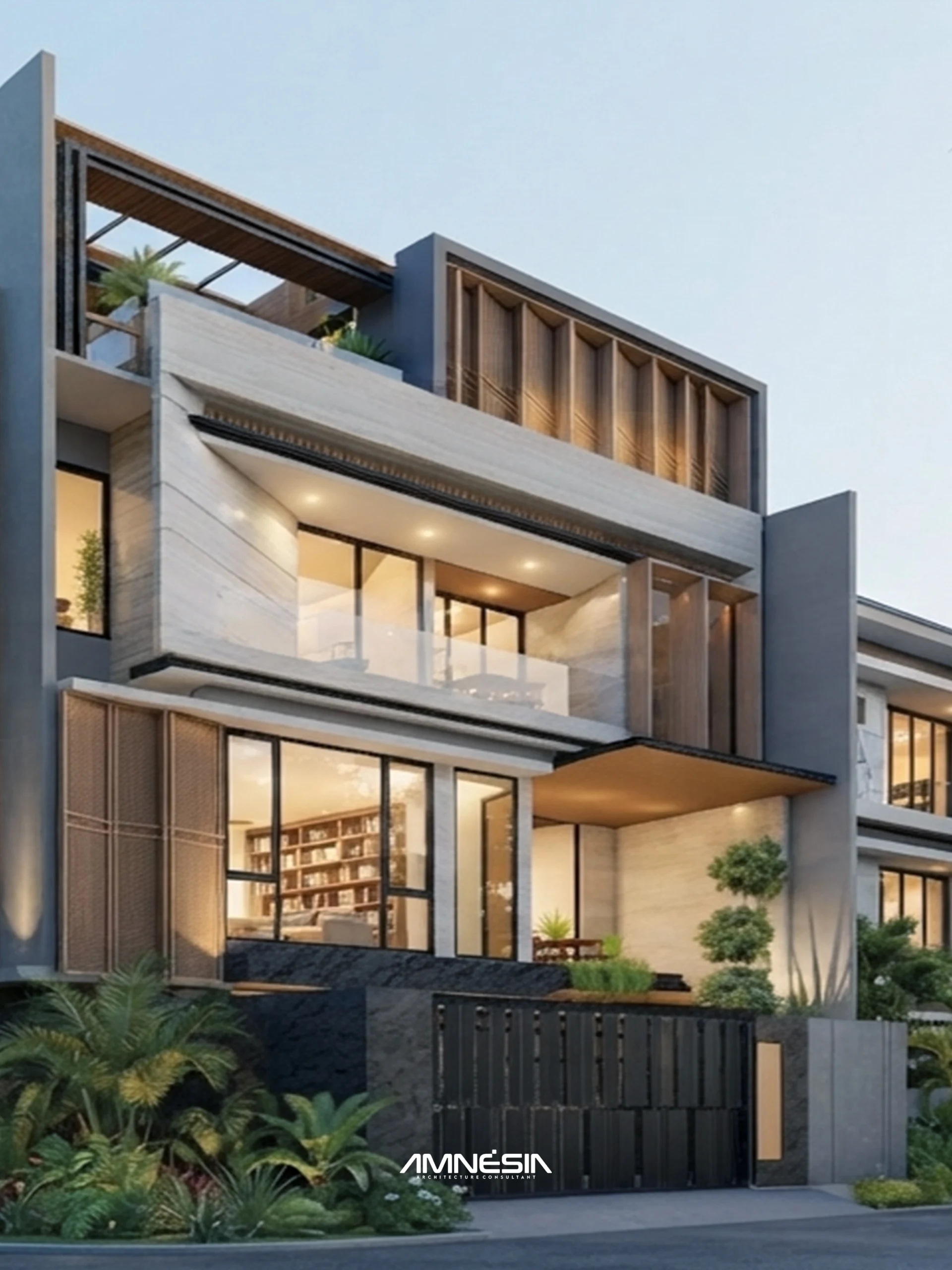 Contoh hunian modern Amnesia Project